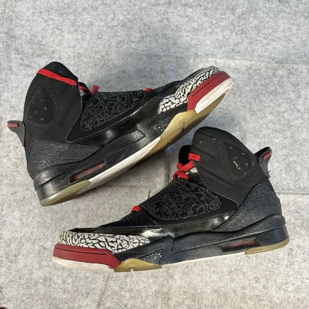 512245-001 - Mens 14 - Nike Air Jordan Son of Mars Black Cement Red White 2012